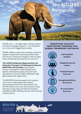USAID Reducing Opportunities for Unlawful Transport of Endangered Species (ROUTES)